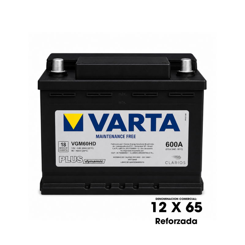Varta Plus Vgm60Hd