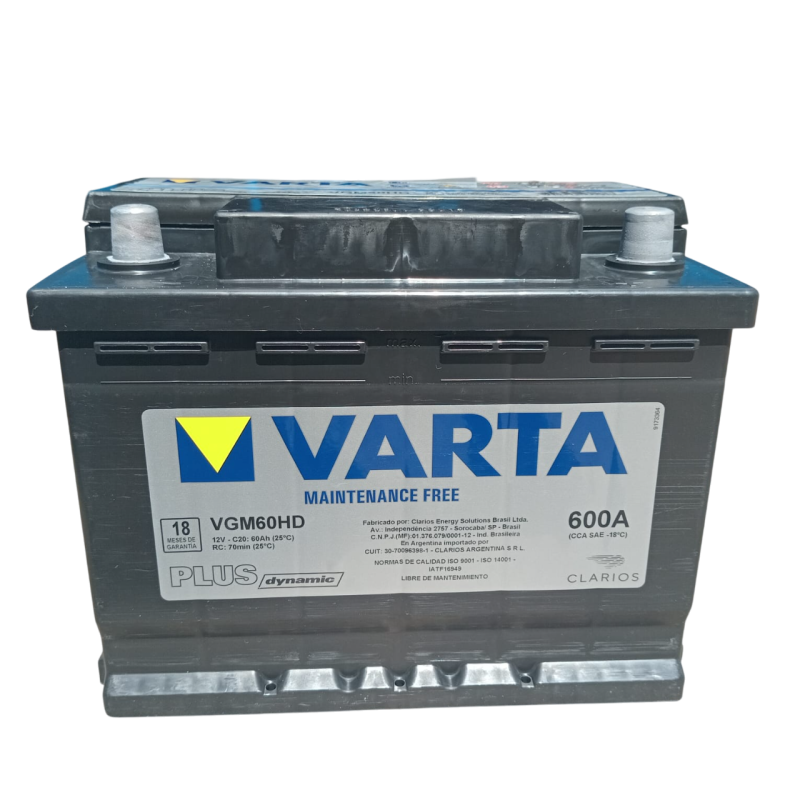 Varta Plus Vgm60Hd