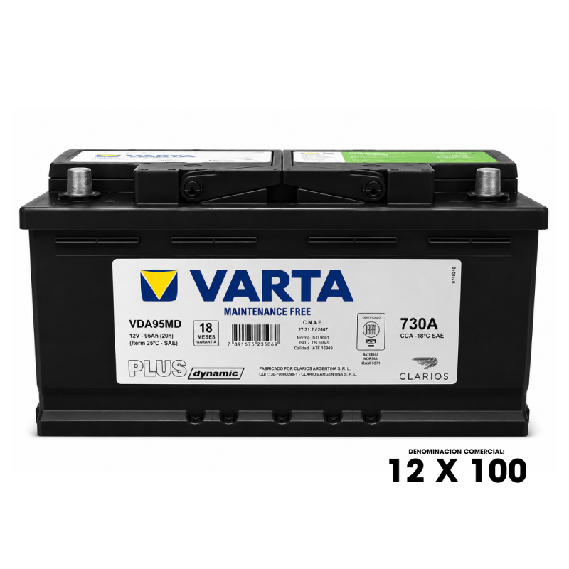 Varta Plus Vda95Md